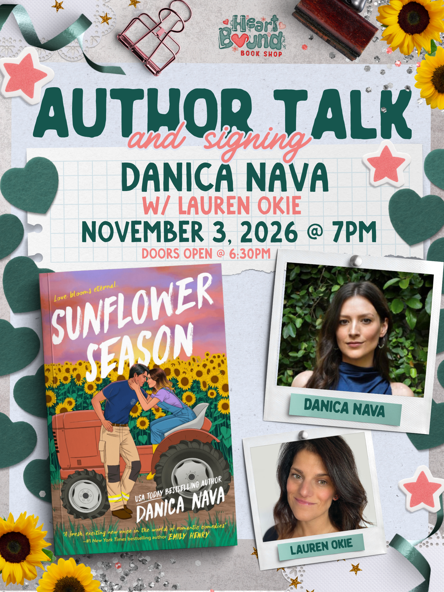 Author Talk & Signing: Danica Nava with Lauren Okie