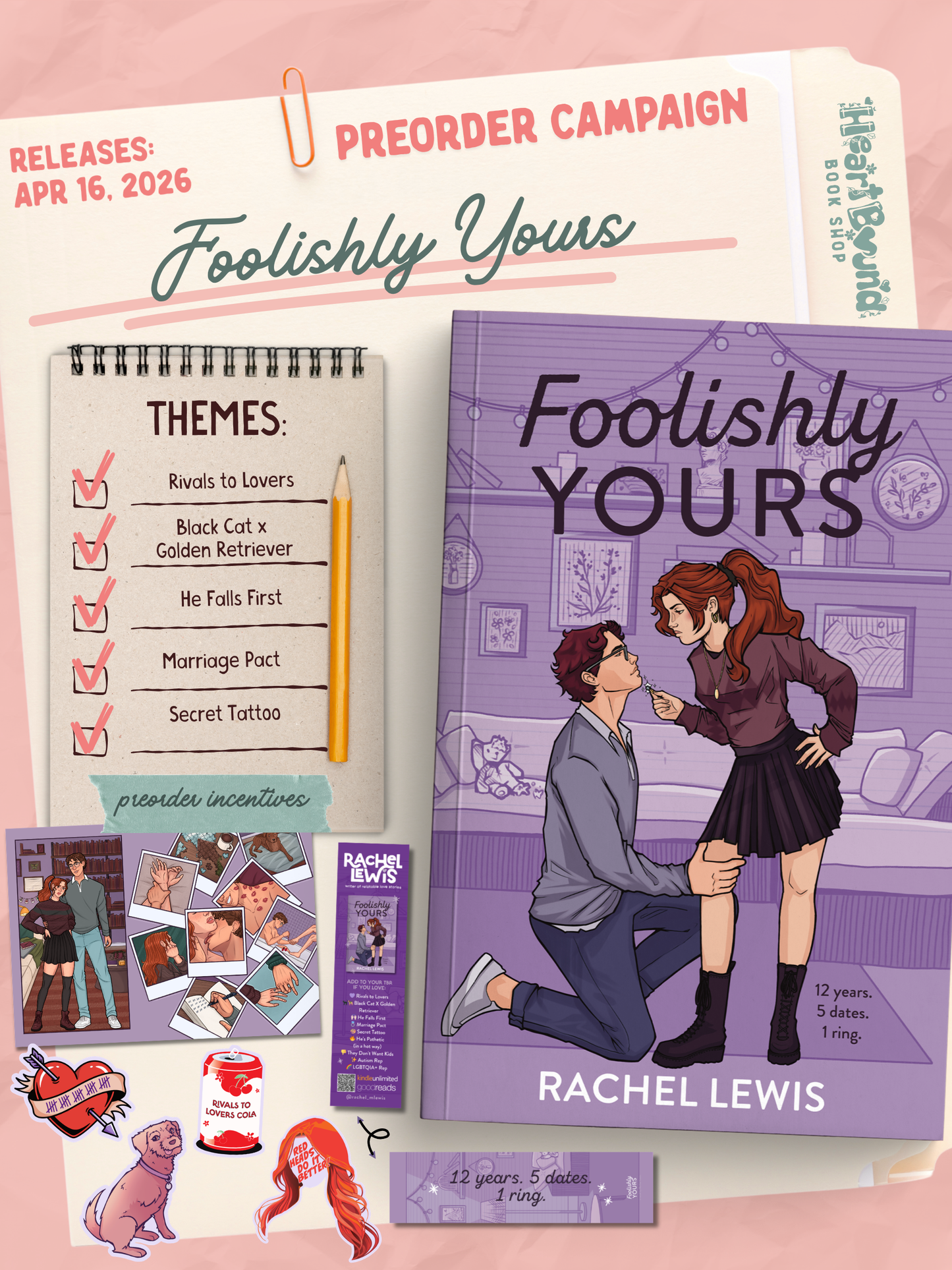 (PRE-ORDER) Foolishly Yours by Rachel Lewis