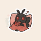 Mothman Reading in Bed