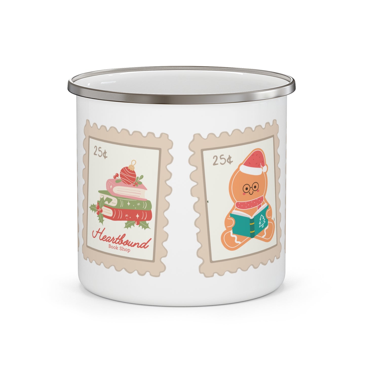 Heartbound Festive Enamel Camping 12oz Mug