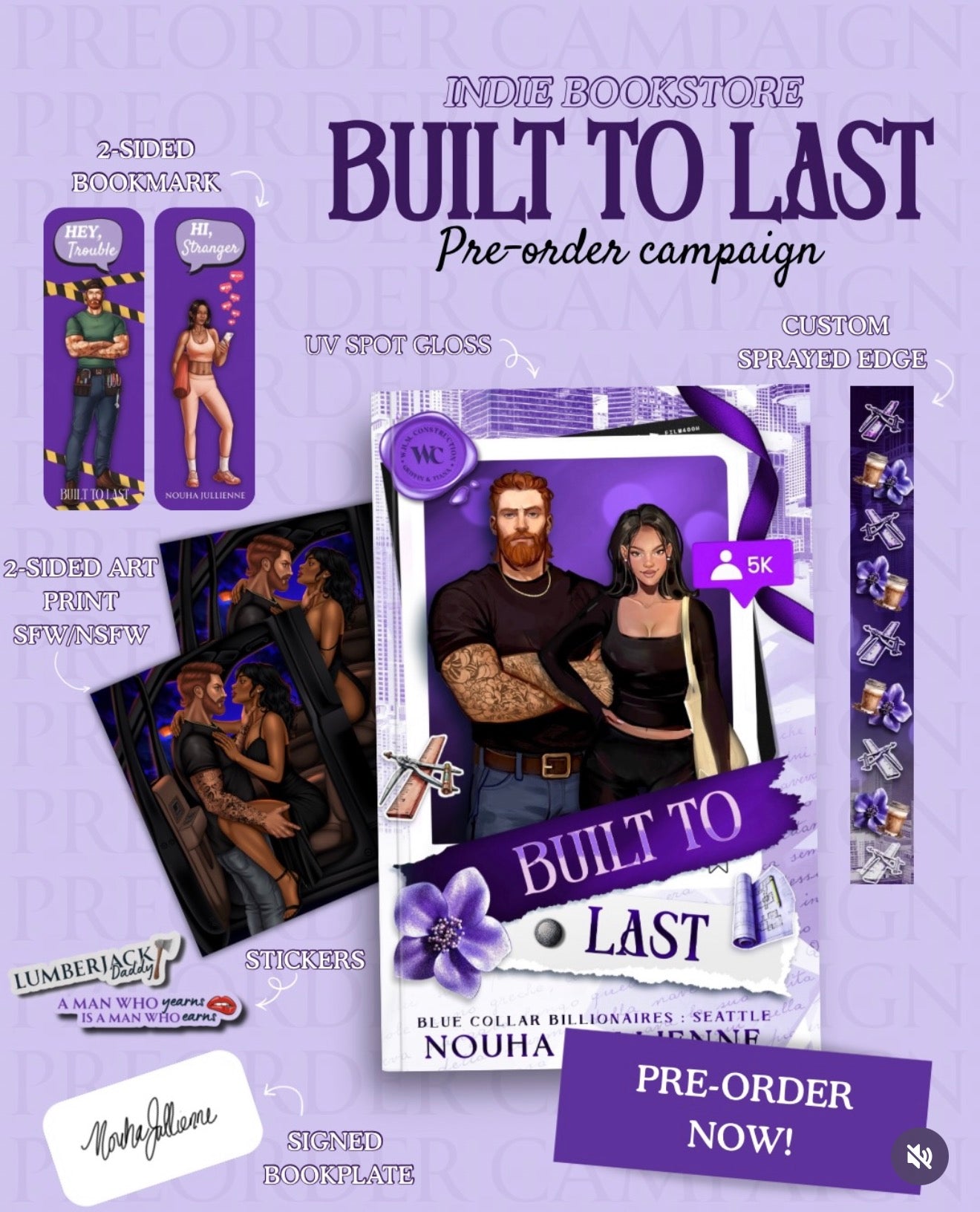 (PRE-ORDER) Built to Last by Nouha Jullienne