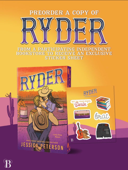 (PRE-ORDER) Ryder by Jessica Peterson
