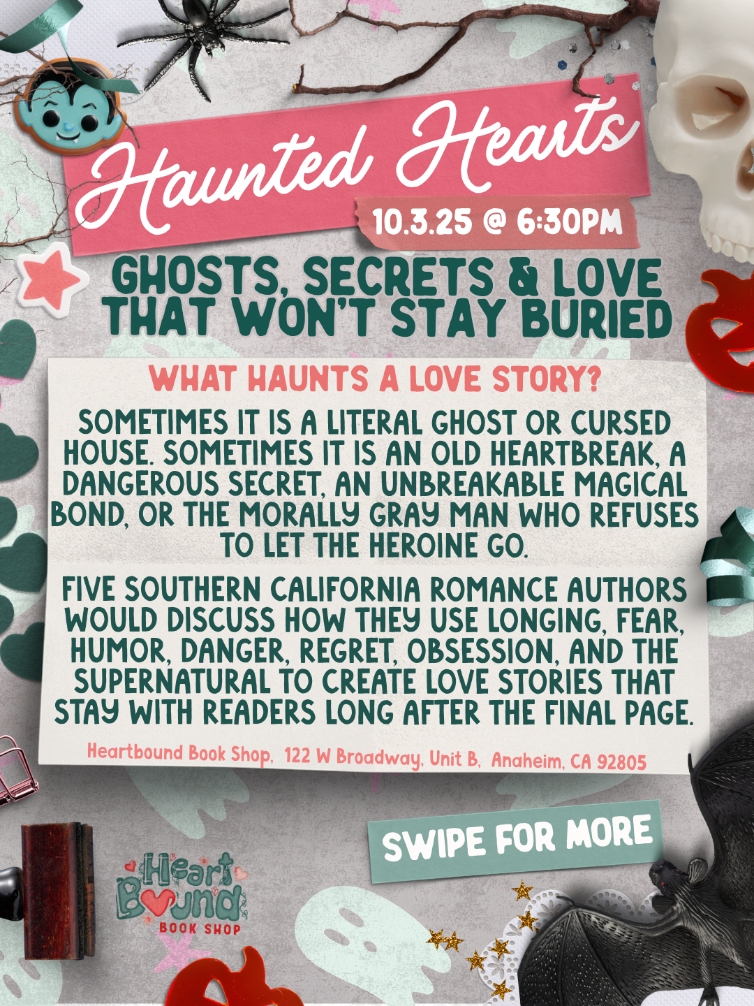 Haunted Hearts Author Panel