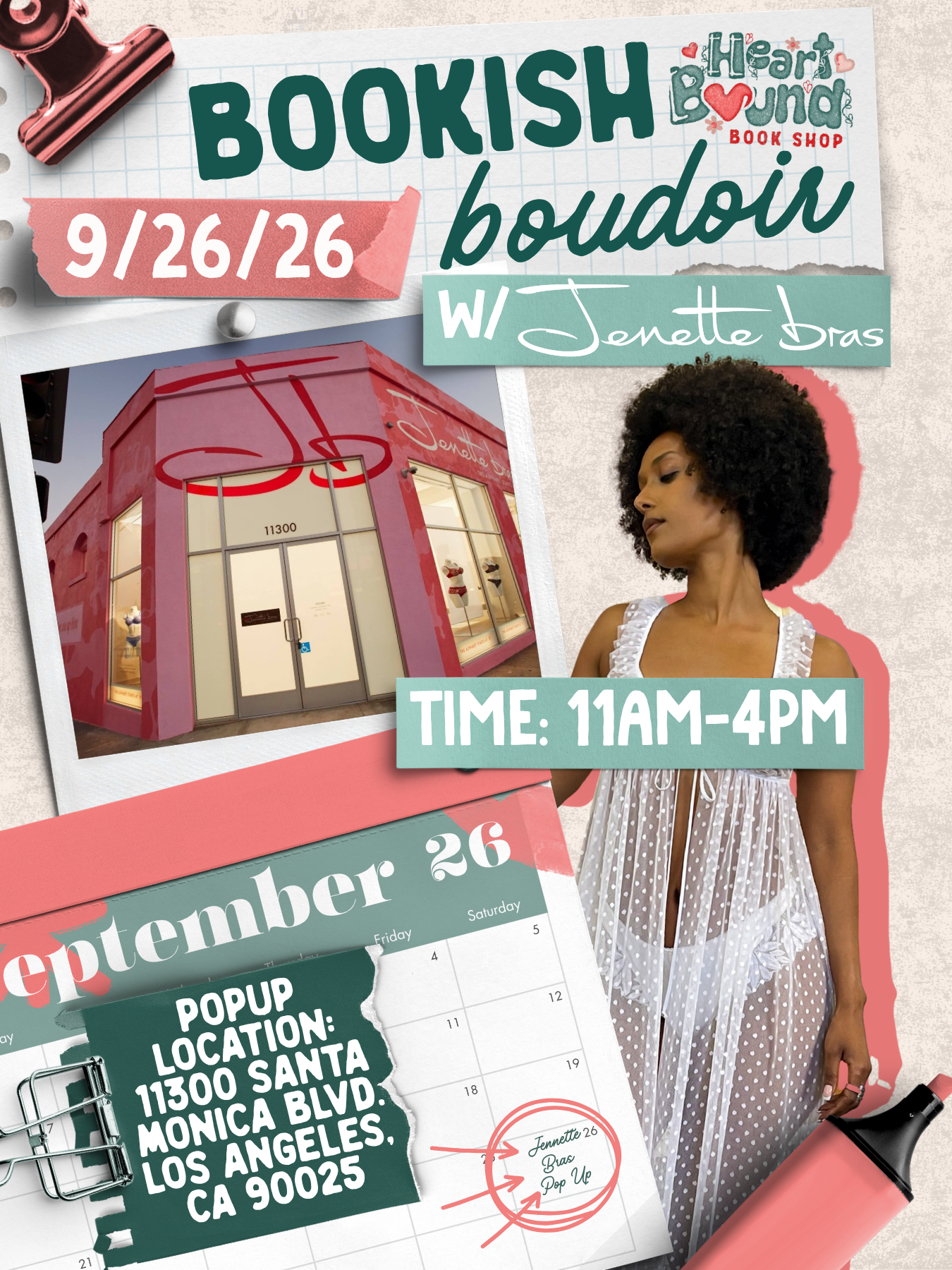 Bookish Boudoir: Pop-Up @ Jenette’s