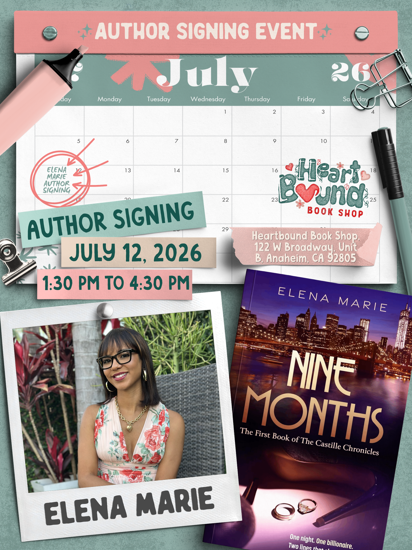 In-Store Signing: Elena Marie