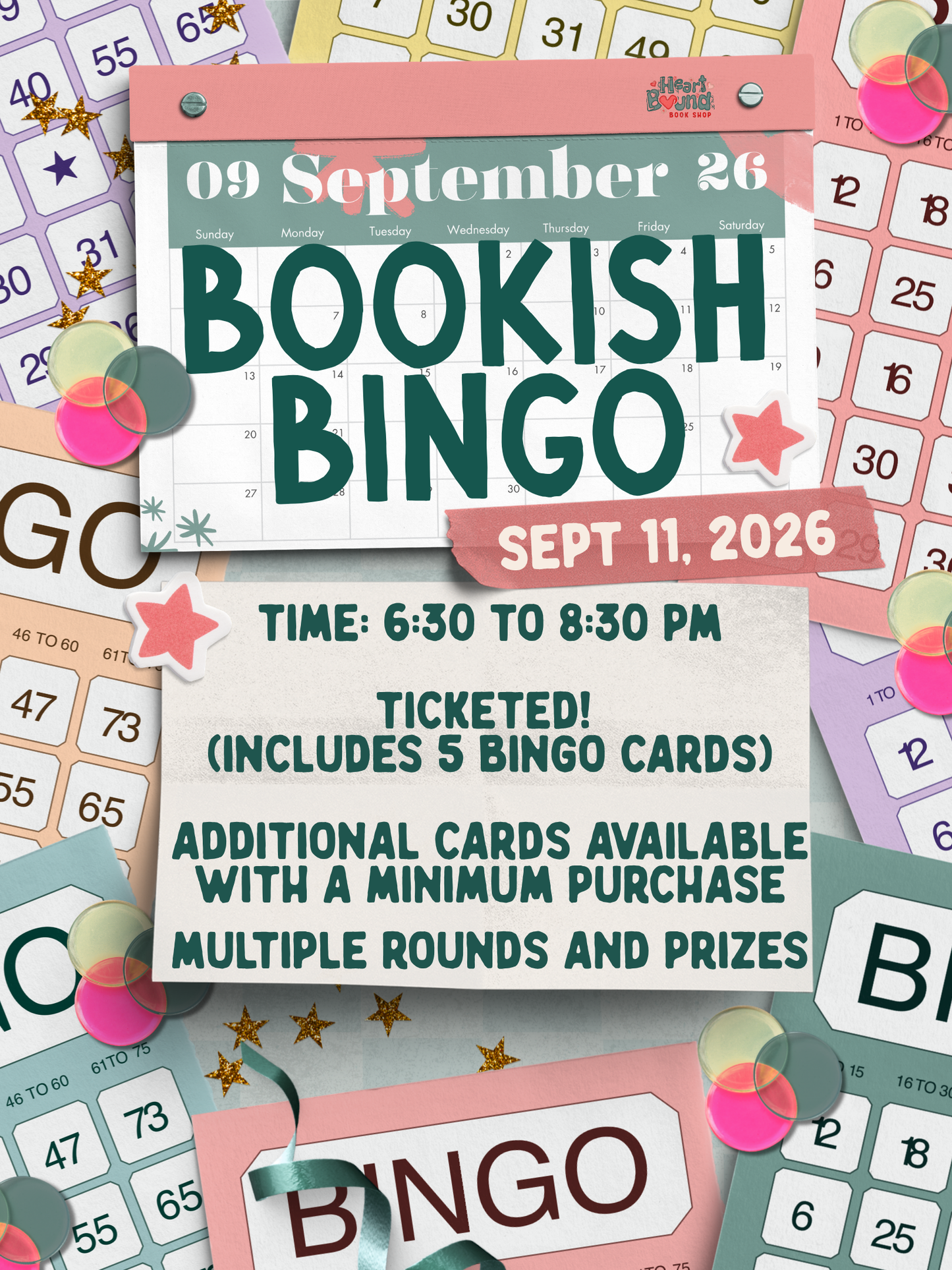 Bookish Bingo Night