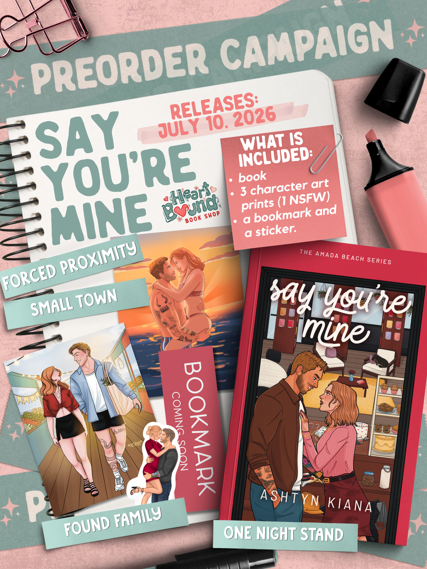 (PRE-ORDER) Say You're Mine by Ashtyn Kiana