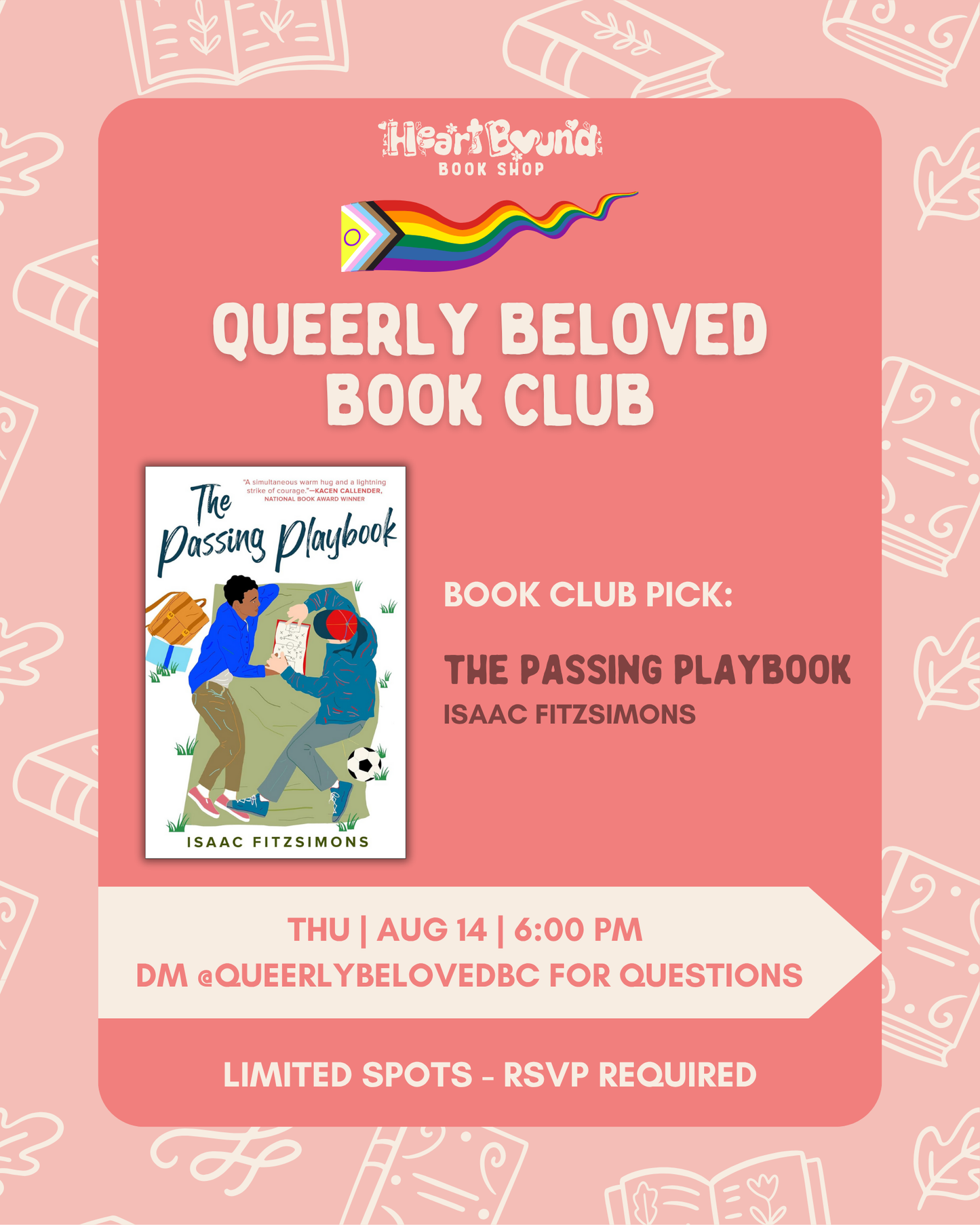 Queer Romance Book Club: The Passing Playbook by Isaac Fitzsimons