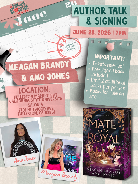 Author Talk and Signing: Meagan Brandy & Amo Jones