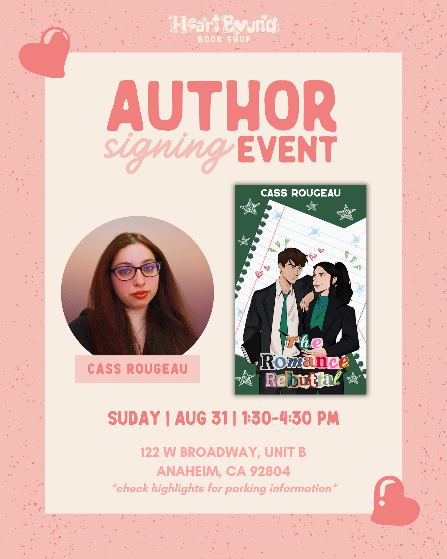 Author Signing: Cass Rougeau