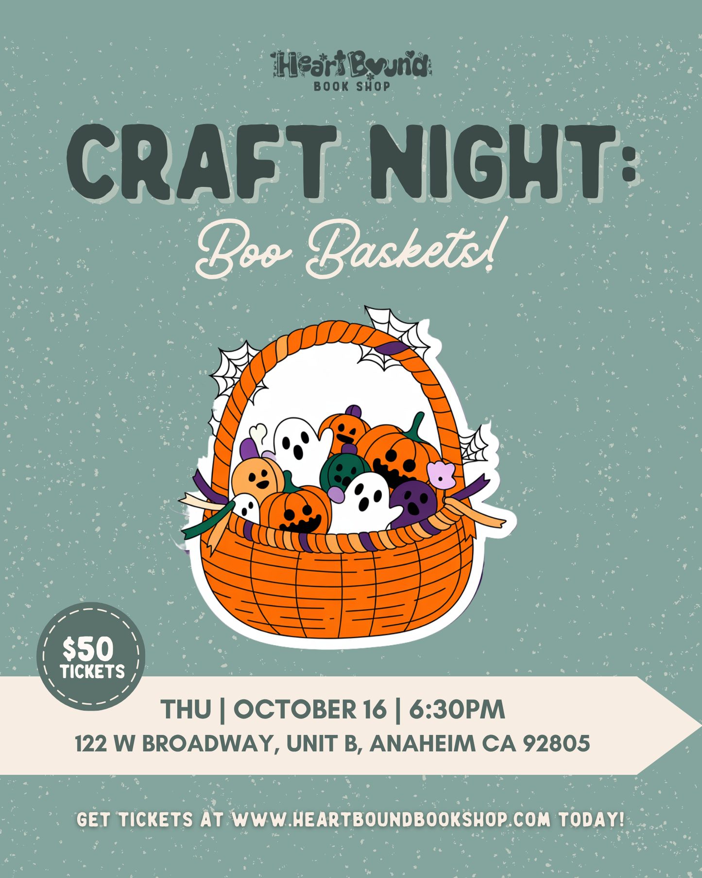Craft Night: Boo Baskets