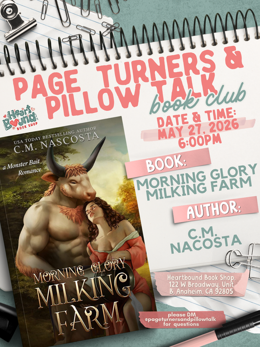 Page Turners and Pillow Talk Book Club: Morning Glory Milking Farm by CM Nacosta