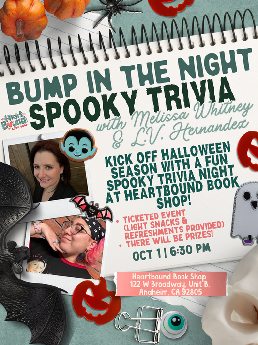 Bump in the Night: Spooky Trivia with Melissa Whitney and L.V. Hernandez