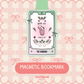 Book On, World Off Tarot Card Magnetic Bookmark