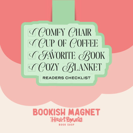 Reader's Checklist Magnetic Bookmark