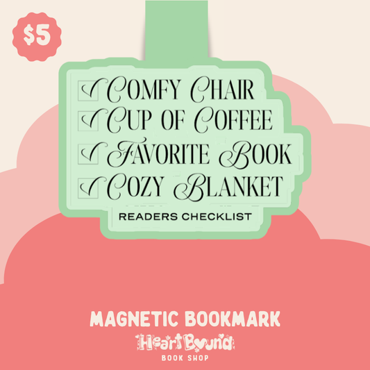 Reader's Checklist Magnetic Bookmark
