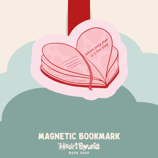 Where Every Page Is a Love Story Magnetic Bookmark