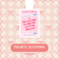 Call Me A Good Girl Guest Check Magnetic Bookmark