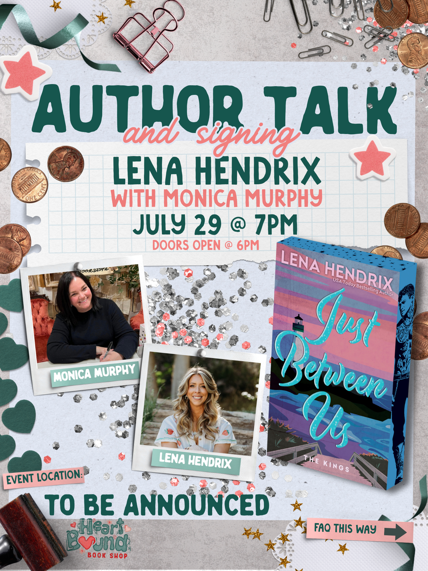 Author Talk and Signing: Lena Hendrix and Monica Murphy