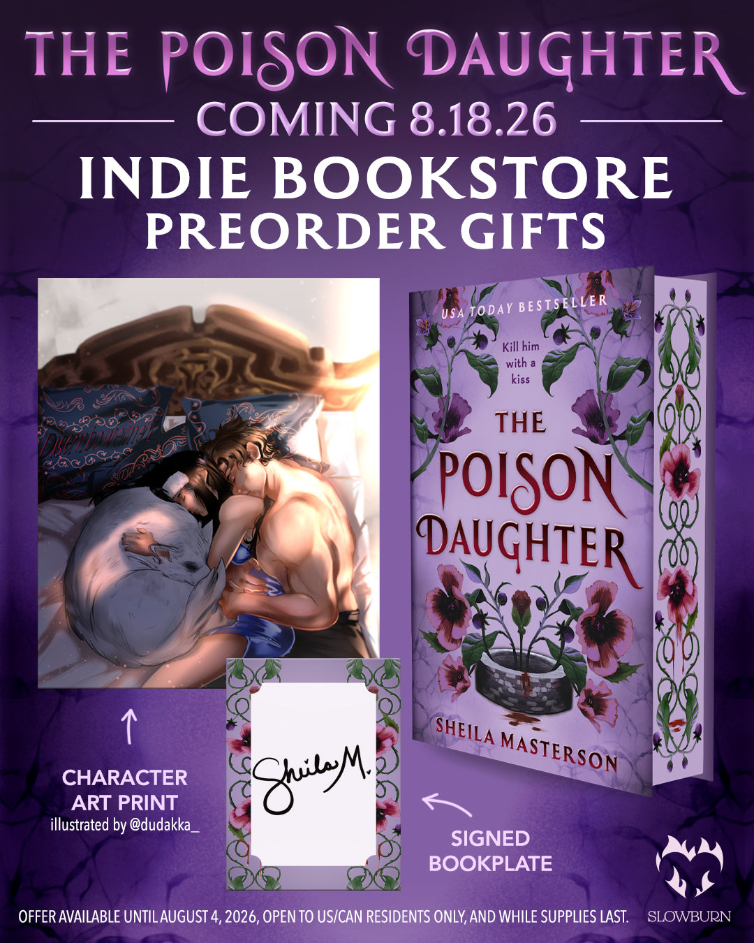 (PRE-ORDER) The Poison Daughter by Sheila Masterson