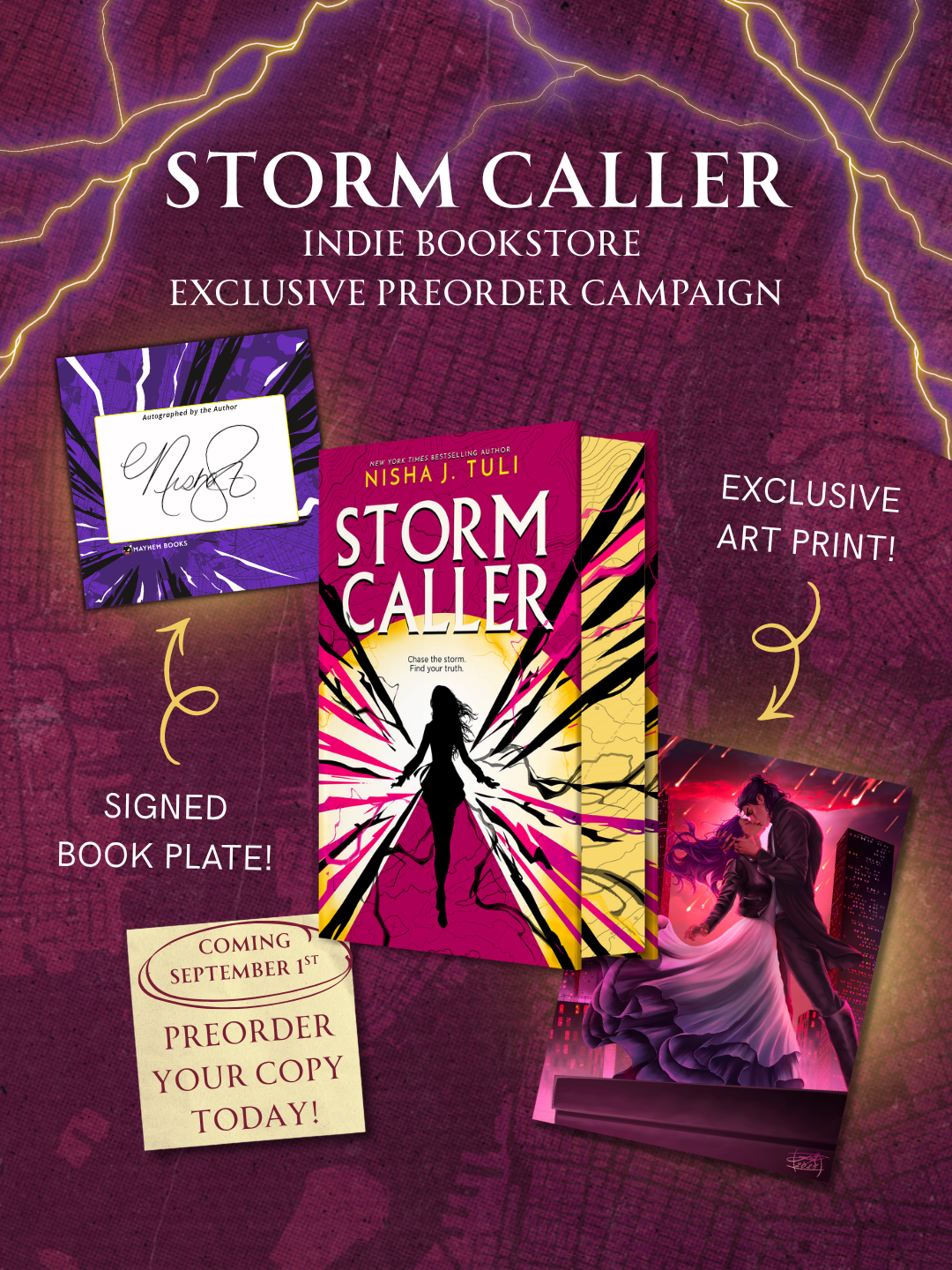 (PRE-ORDER) Storm Calling by Nisha J. Tuli