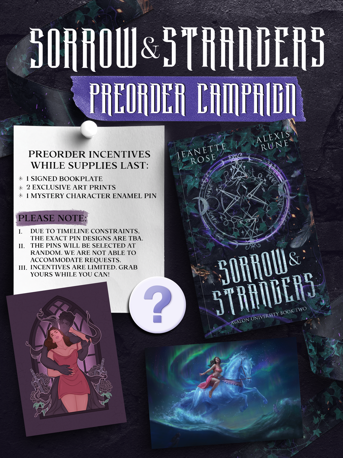 (PRE-ORDER) Sorrow & Strangers by Jeanette Rose, Alexis Rune