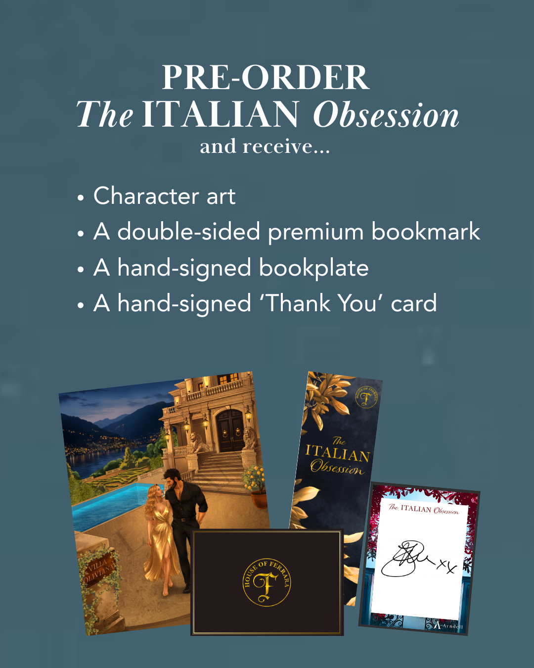 (PRE-ORDER) The Italian Obsession (House of Ferrara) by  T L Swan