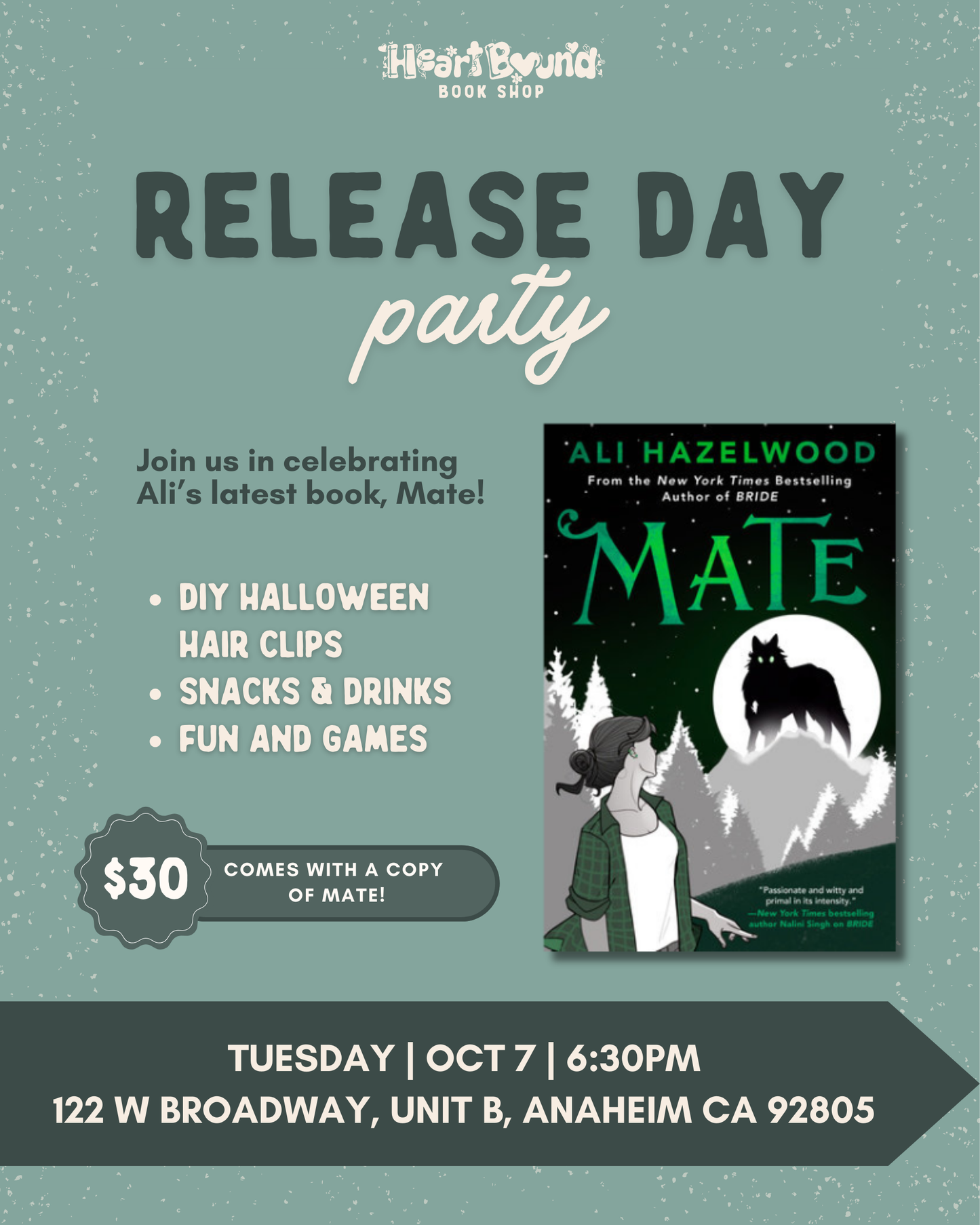 Release Party: Mate by Ali Hazelwood