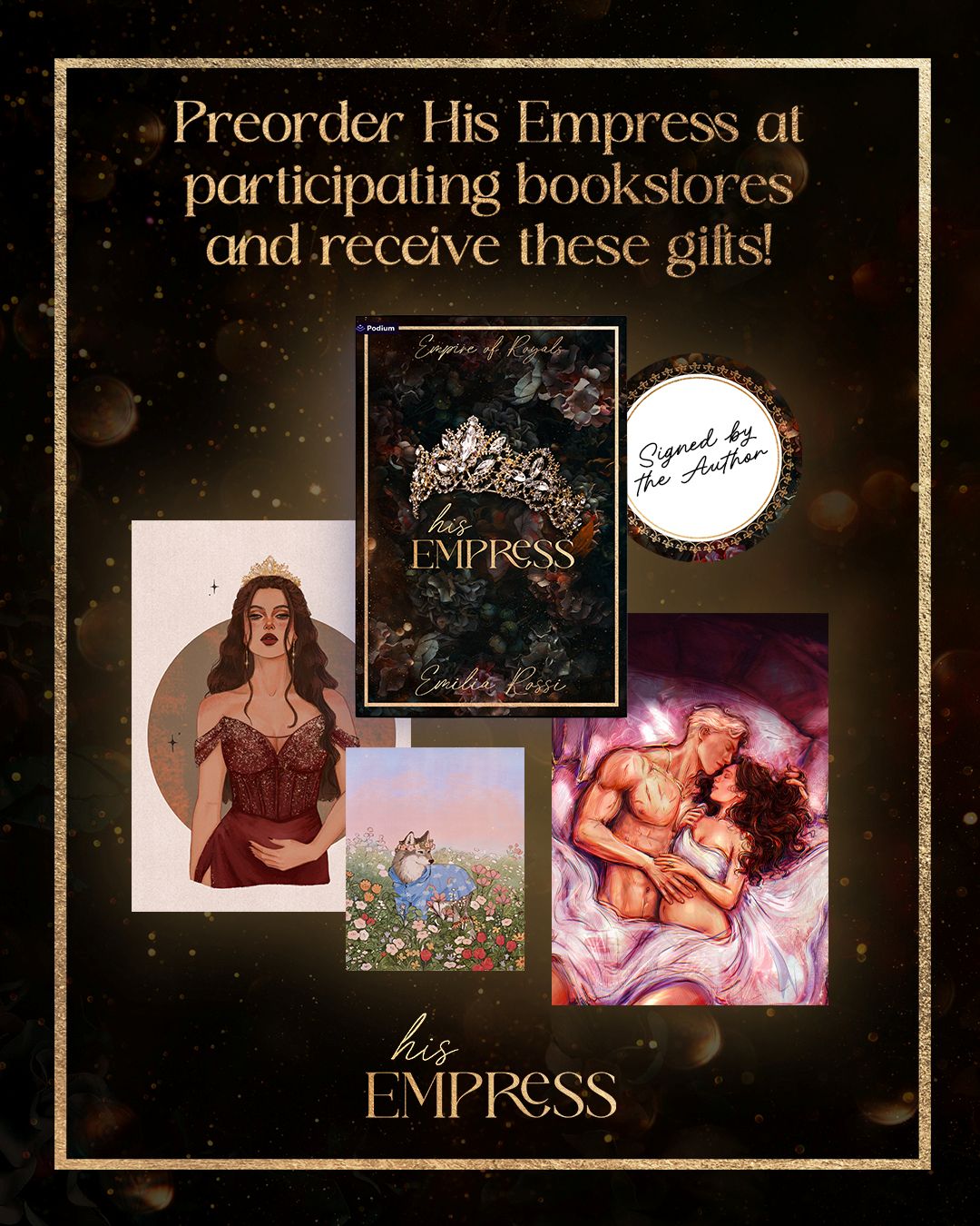 (PRE-ORDER) His Empress by Emilia Rossi