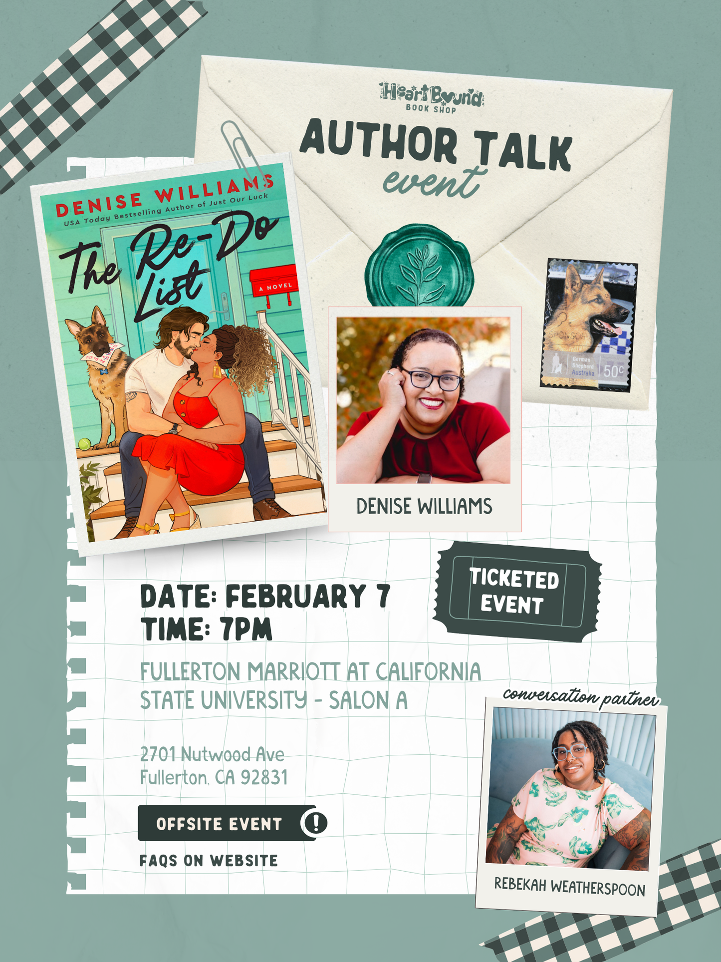 Author Talk & Signing: Denise Williams with Rebekah Weatherspoon