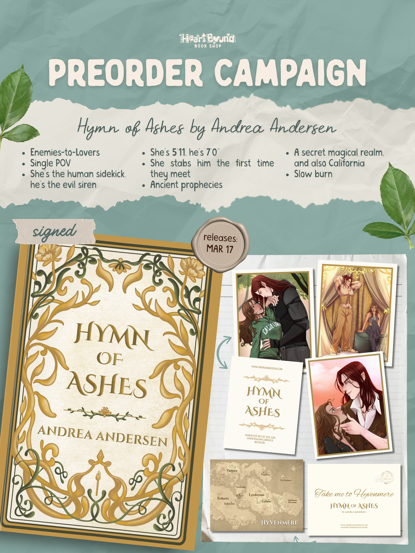 (PRE-ORDER) Hymn of Ashes by Andrea Andersen