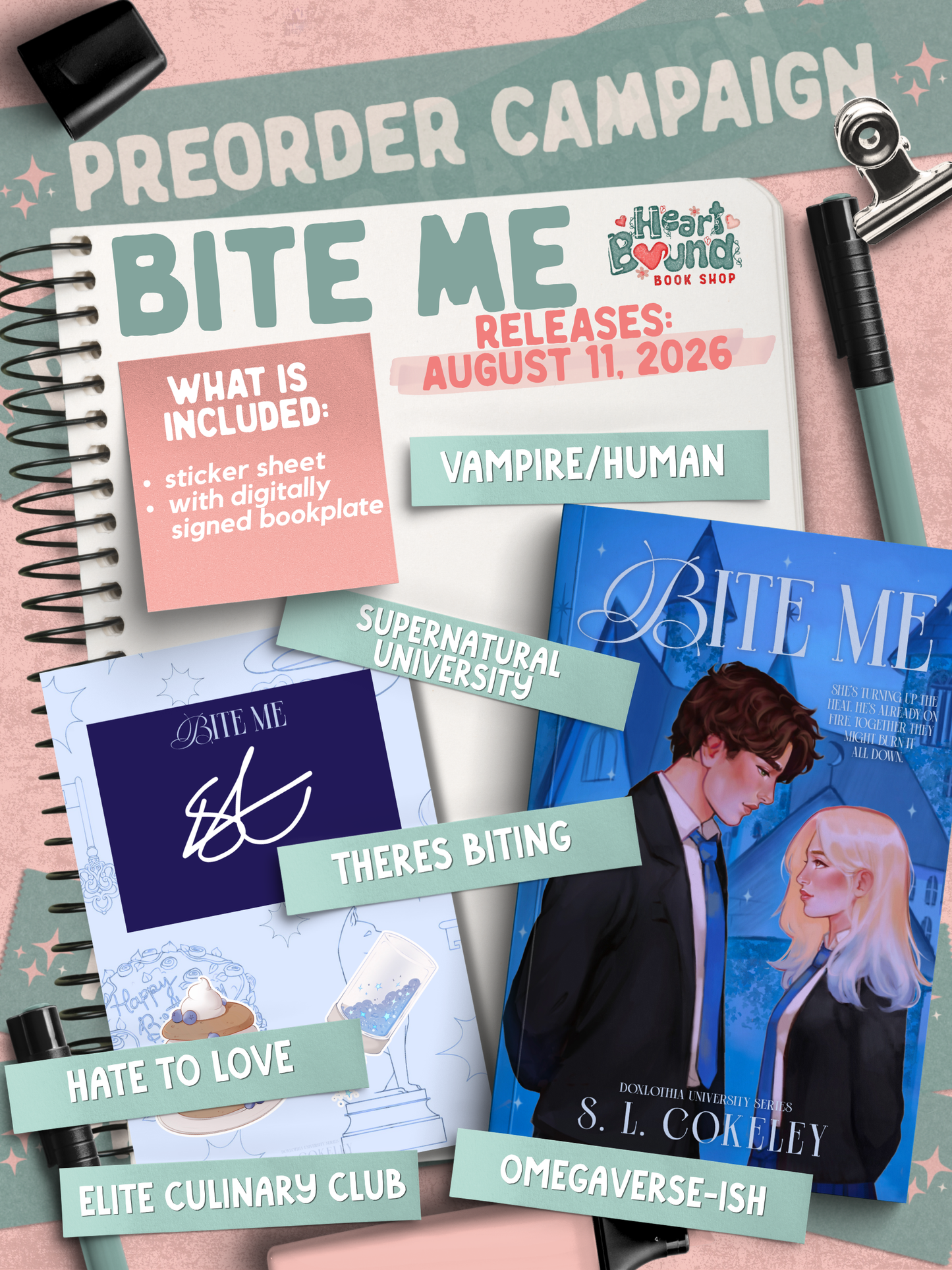 (PRE-ORDER) Bite Me by S.L. Cokeley
