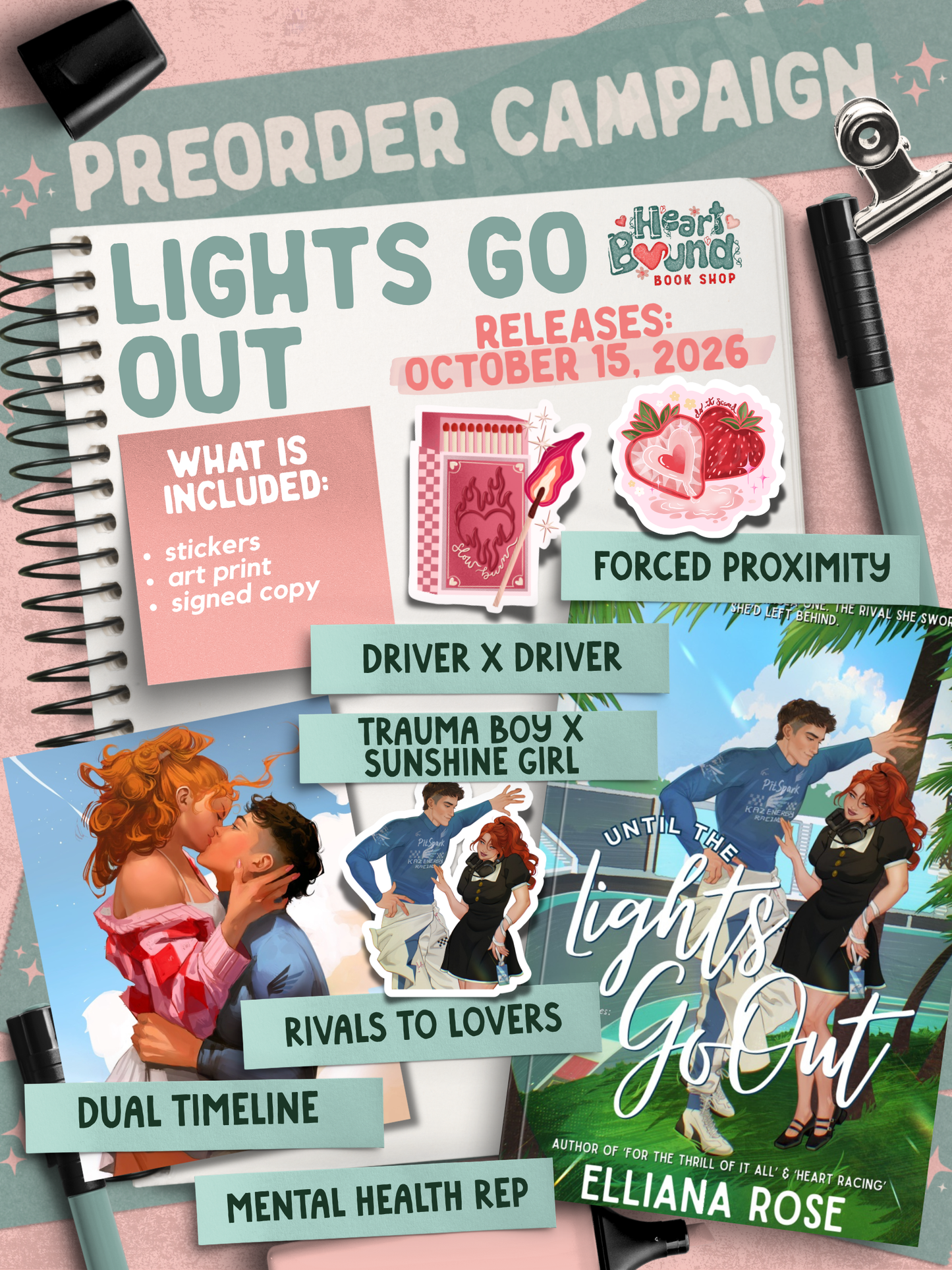 (PRE-ORDER) Lights Go Out by Elliana Rose