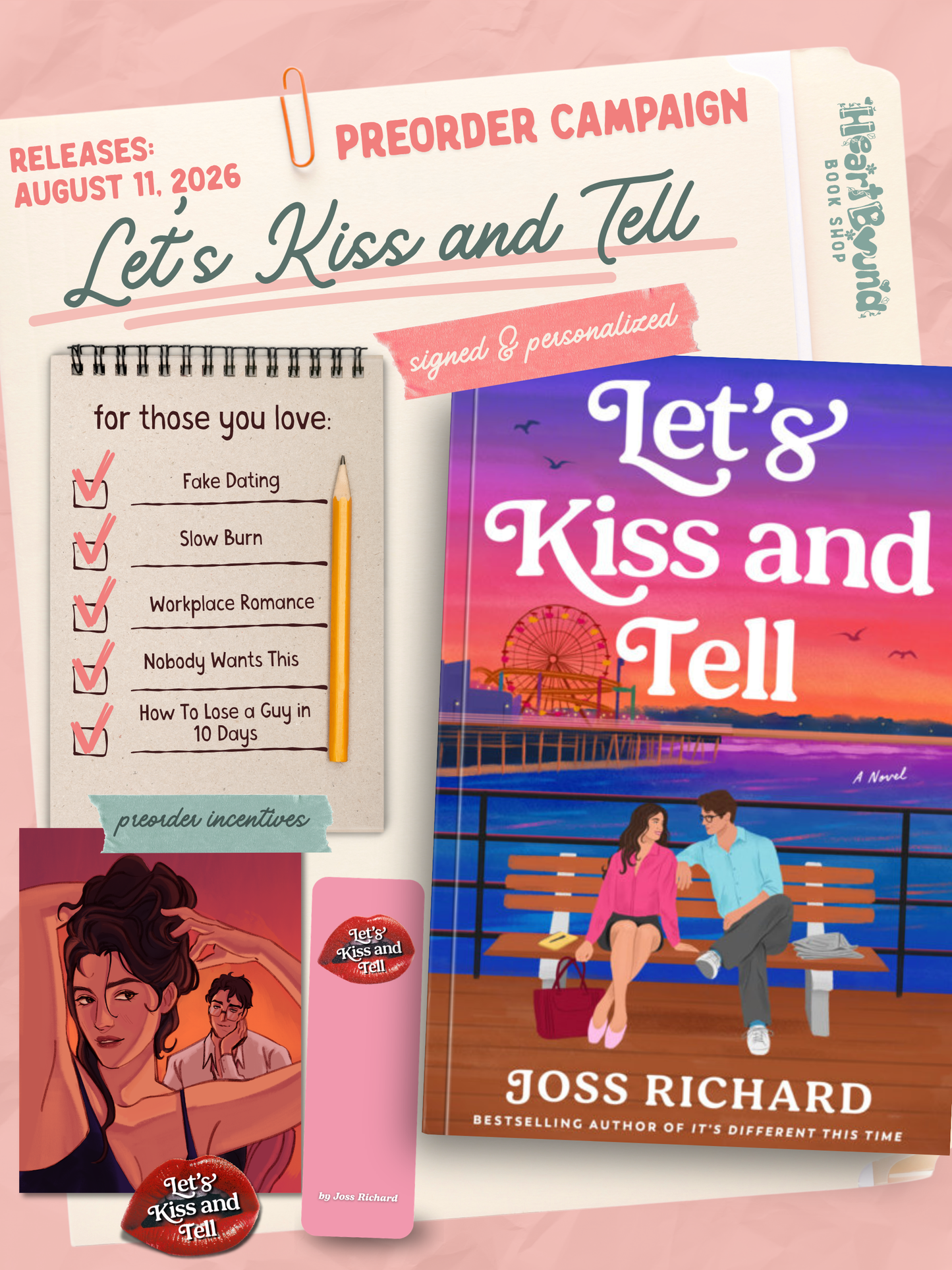 (PRE-ORDER) Let's Kiss and Tell by Joss Richard