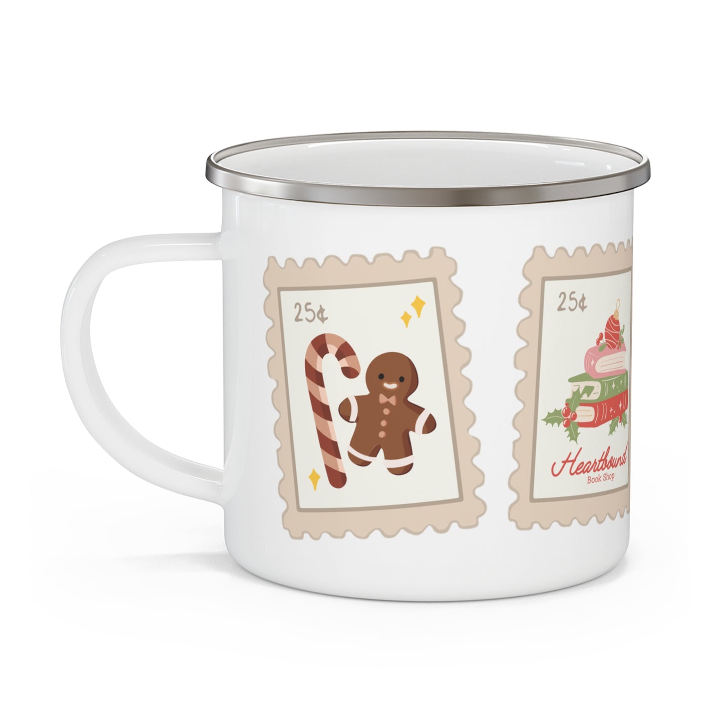 Heartbound Festive Enamel Camping 12oz Mug