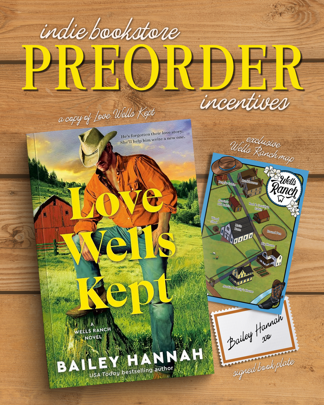 (PRE-ORDER) Love Wells Kept by Bailey Hannah