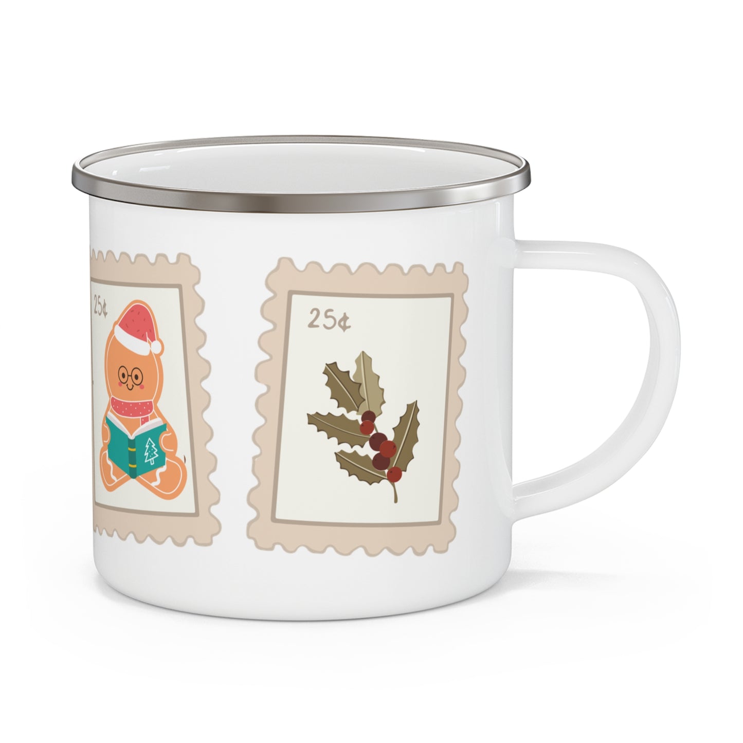 Heartbound Festive Enamel Camping 12oz Mug