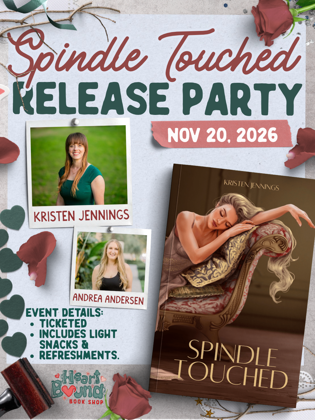 Author Talk and Release Celebration: Kristen Jennings with Andrea Andersen