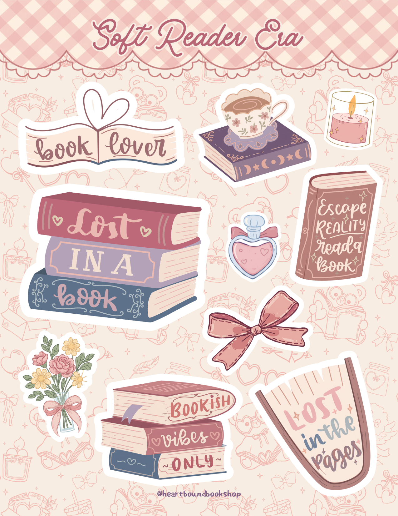 Soft Reader Era Sticker Sheet – Heartbound Book Shop