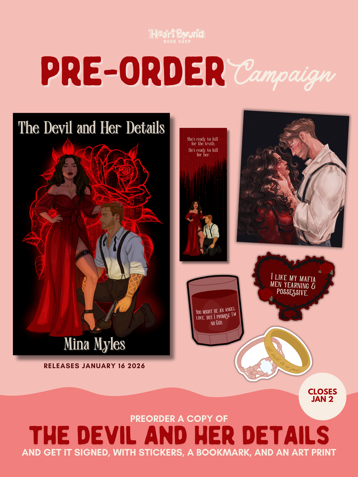 (PRE-ORDER) The Devil and Her Details by Mina Myles