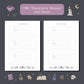 Whimsy Witch Reading Journal – 50 Book Review Notebook