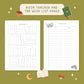 Reading Journal Fantasy Forest - 50 Page Book Review Notebook
