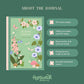 Whimsical Reading Journal – Literary 50 Book Review Notebook