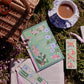Whimsical Reading Journal – Literary 50 Book Review Notebook