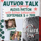 Author Talk and Signing: Alexis Patton