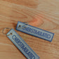 Overstimulated Embroidered Keychain