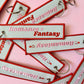 Romantasy 📖 Fabric Keychain / Pull Tag