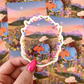 Mountain Meadow Clear-Back Sticker