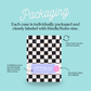 Retro Checkered Kindle Case