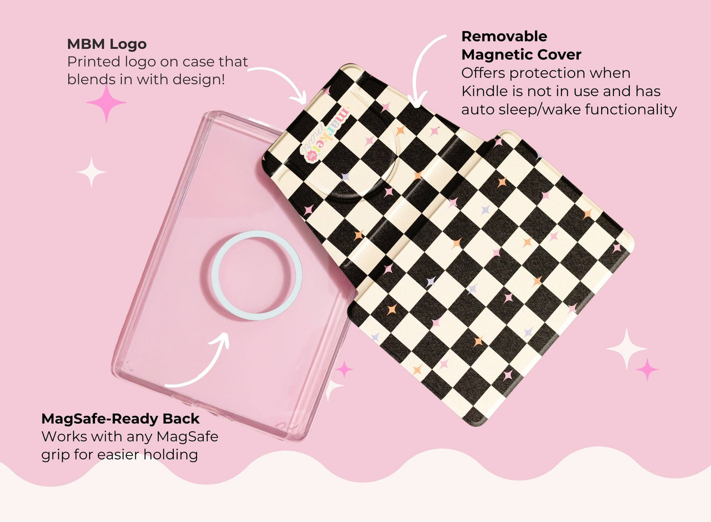 Cottage Blooms Removable Cover Kindle Case